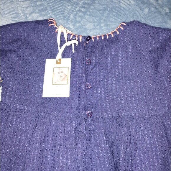 Girl's Jessica Simpson Crown Blue Lined Dress Size Girls 4. NWT-$36.50. - Picture 5 of 7